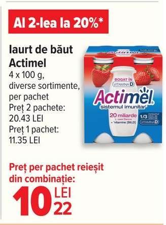 Iaurt de băut Actimel