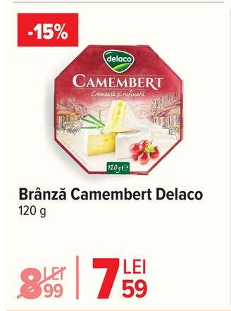 Brânză Camembert Delaco