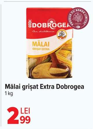 Mălai grișat Extra Dobrogea