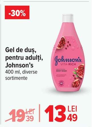 Johnson's Vita-Rich Body Wash