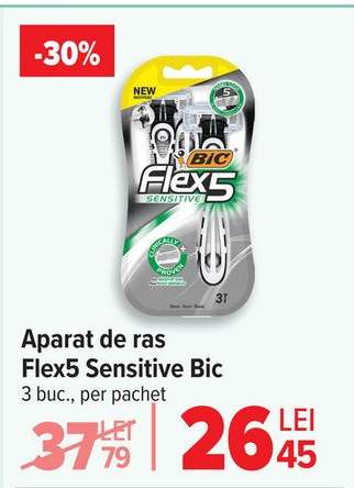 Aparat de ras Flex5 Sensitive Bic