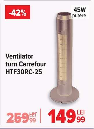 Ventilator turn Carrefour HTF30RC-25