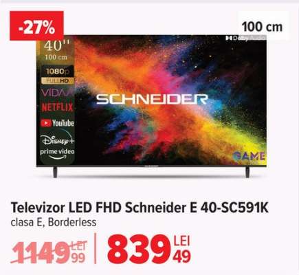 Televizor LED FHD Schneider E 40-SC591K