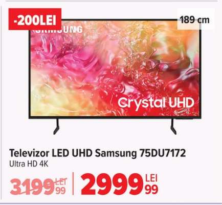 Televizor LED UHD Samsung 75DU7172