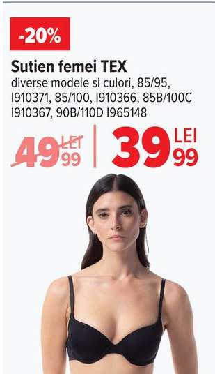 Sutien femei, TEX