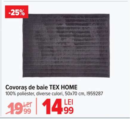 Covoraș de baie TEX HOME