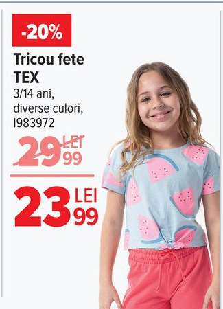 Tricou fete TEX