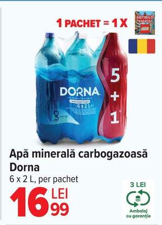 Apa minerală carbogazoasă Dorna