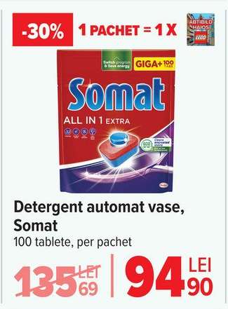 Detergent automat vase, Somat