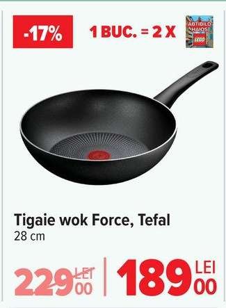 Tigaie wok Force Tefal