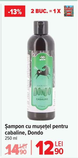 Șampon cu mușețel pentru cabaline, Dondo