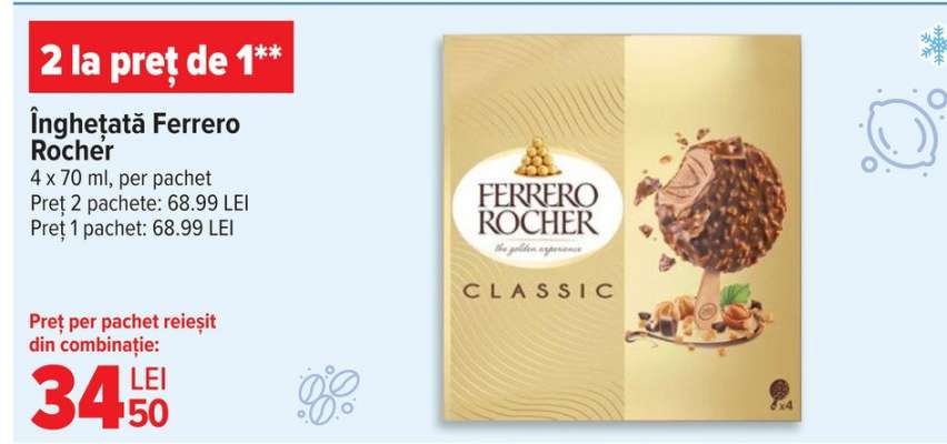 Înghețată Ferrero Rocher