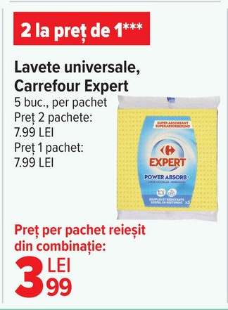 Lavete universale, Carrefour Expert