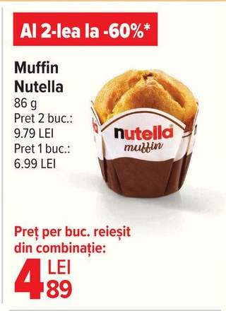 Muffin Nutella