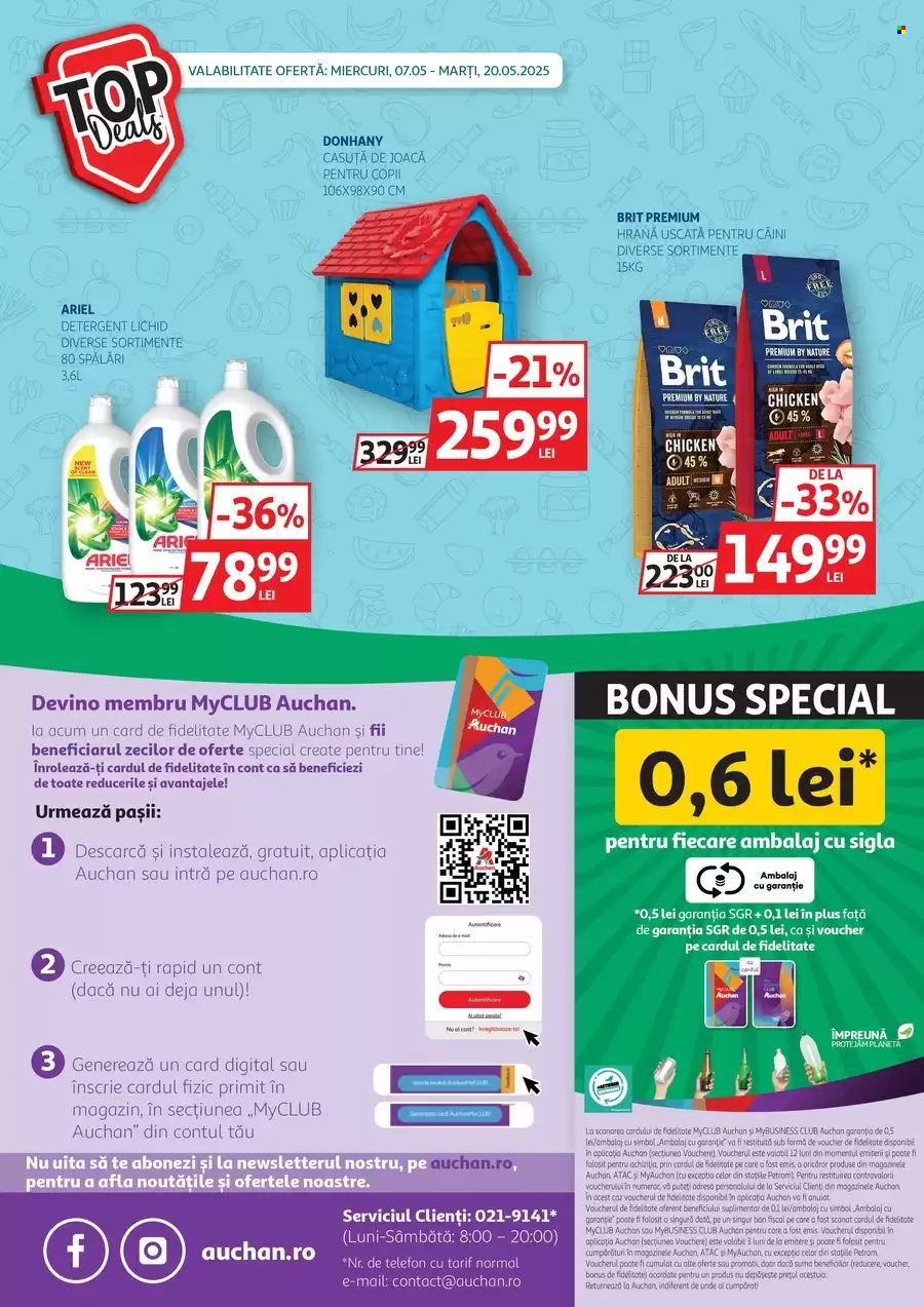 Cataloage Auchan  - 07.05.2025 - 20.05.2025. Pagina 22.