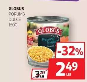 GLOBUS PORUMB DULCE 150G