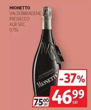 Mionetto Valdobbiadene Prosecco Alb Sec 0.75L