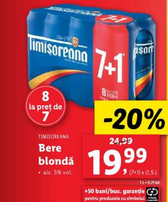 TIMIŞOREANA Bere blondă