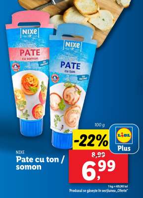 NIXE Pate cu ton / somon