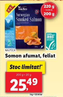 Somon afumat, feliat