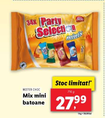 MISTER CHOC Mix mini batoane