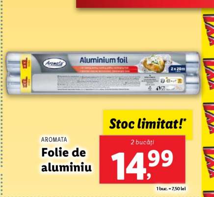 Aromata Folie de aluminiu