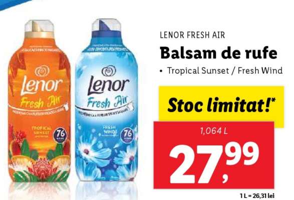 Lenor Fresh Air Balsam de rufe