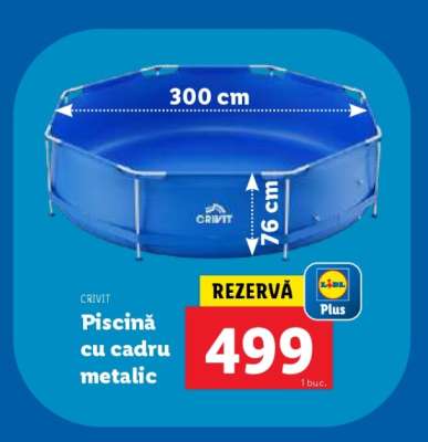 Piscină cu cadru metalic