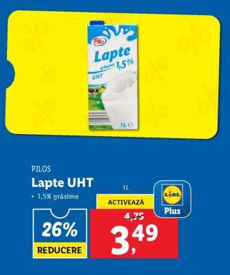 PILOS Lapte UHT