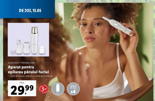 Aparat pentru epilarea părului facial