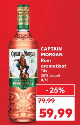 CAPTAIN MORGAN Rom aromatizat Tiki