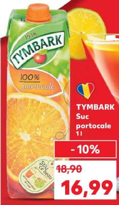 TYMBARK Suc portocale 1 l