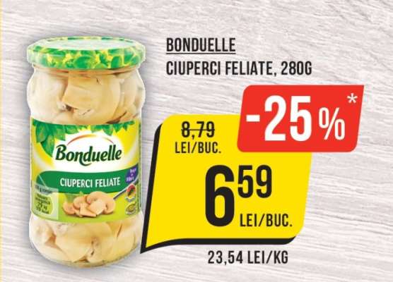 BONDUELLE CIUPERCI, FELIATE, 280G