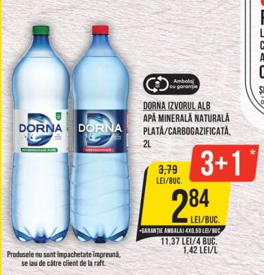 Dorna Izvorul Alb Apă Minerală Naturală