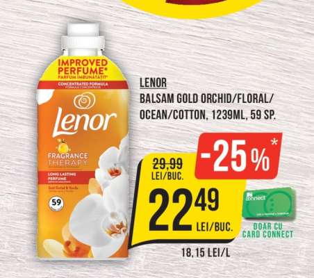 Lenor Balsam Gold Orchid/Floral/Ocean/Cotton
