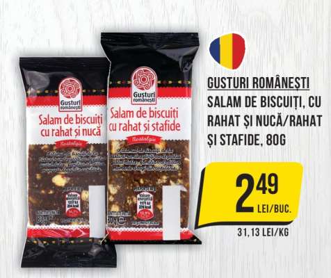 Gusturi Românești Salam de biscuiți