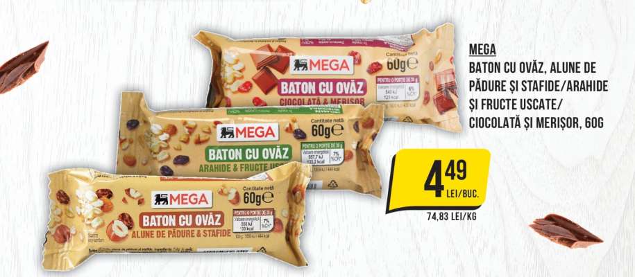 MEGA Baton cu Ovăz
