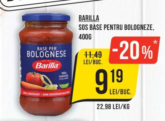 Barilla Sos Base pentru Bolognese, 400g