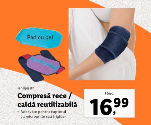Compresă rece / caldă reutilizabilă