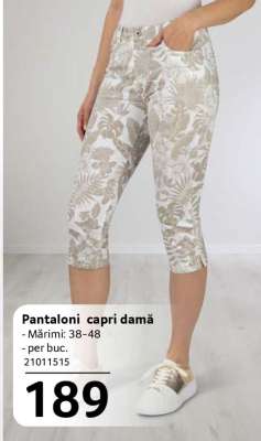 Pantaloni capri damă
