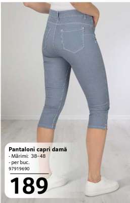 Pantaloni capri damă