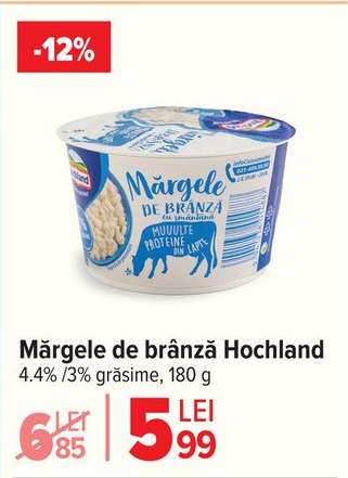 Mărgele de brânză Hochland