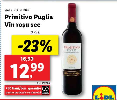 Primitivo Puglia Vin roșu sec