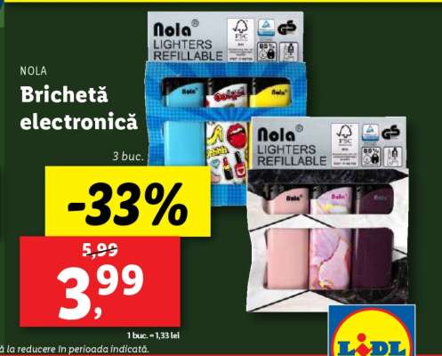 NOLA Brichetă electronică