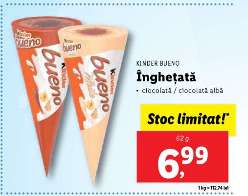 Kinder Bueno Înghețată