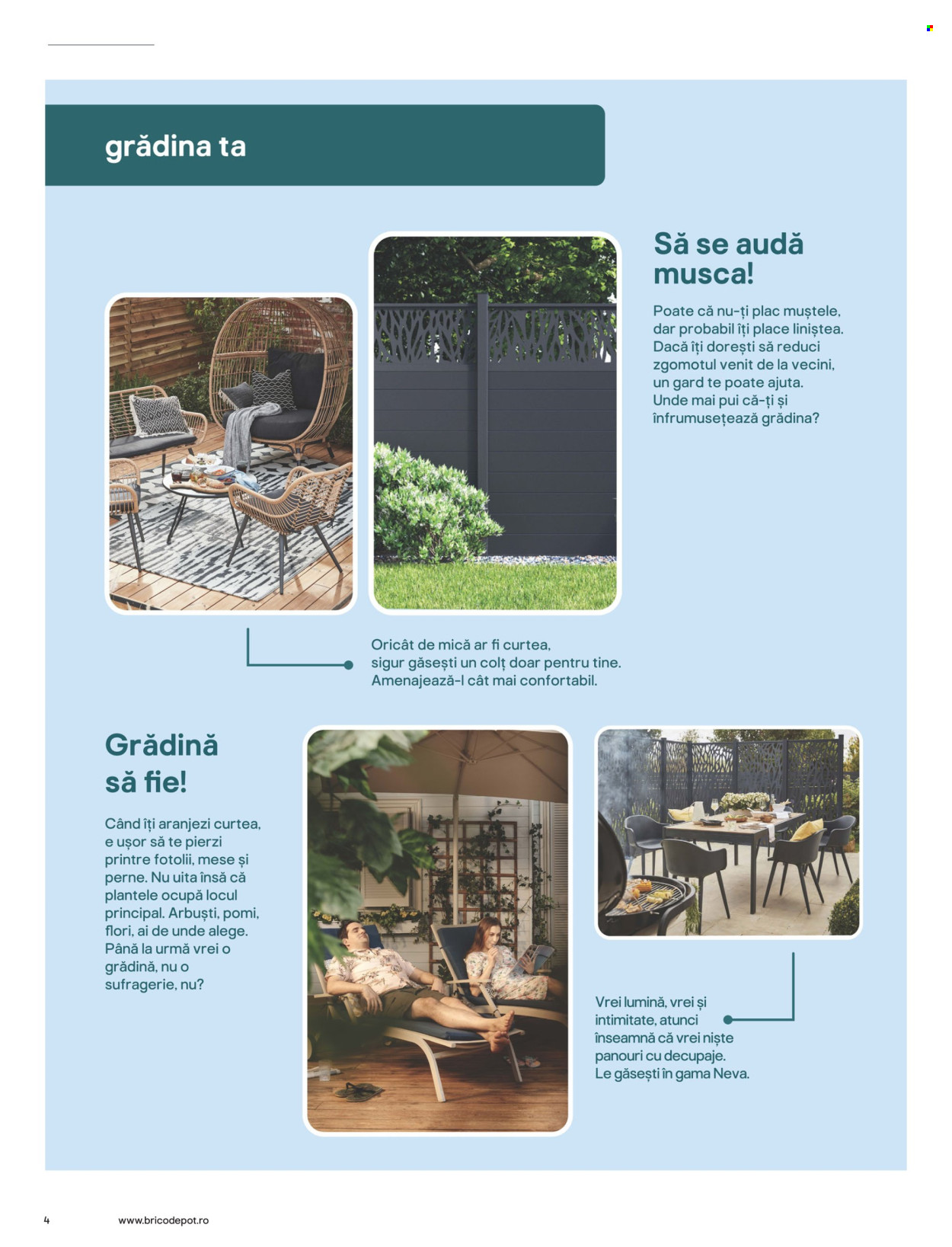 Cataloage Brico Depot  - 23.05.2025 - 31.10.2025. Pagina 4. Pagina 4