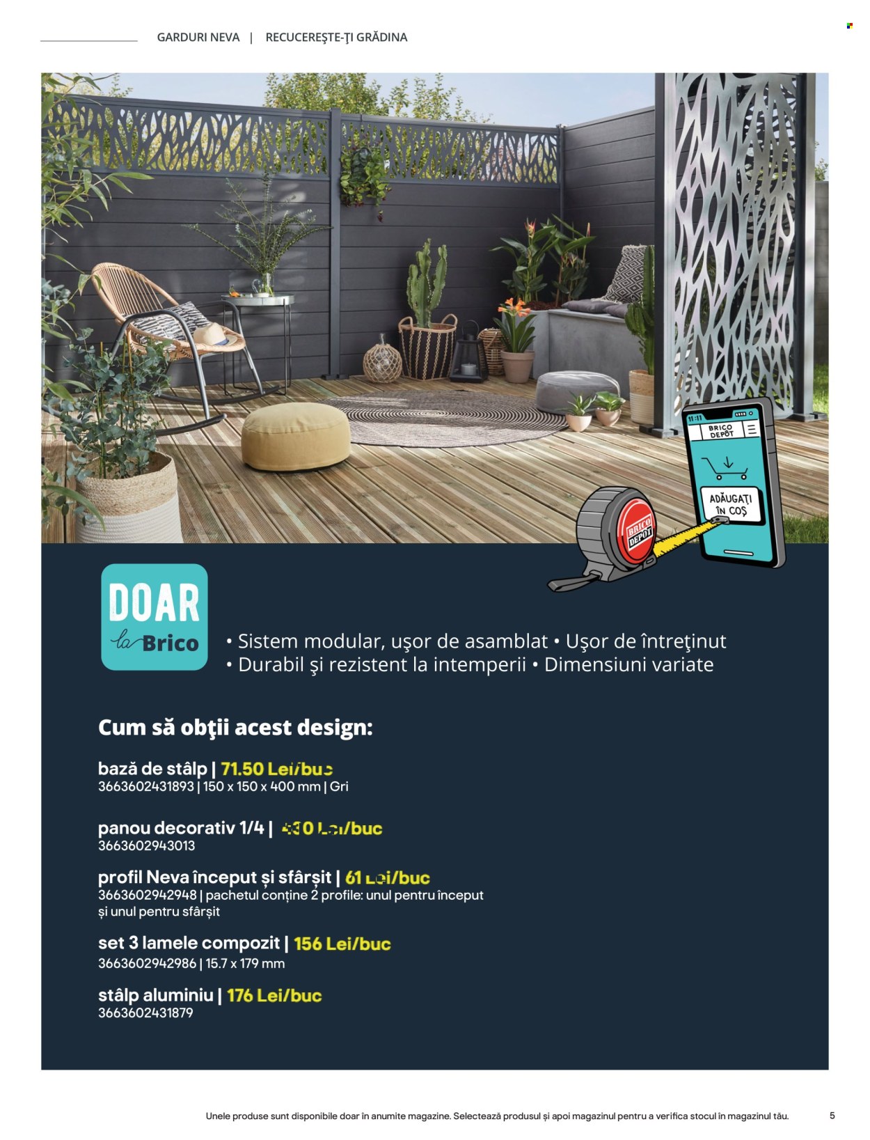 Cataloage Brico Depot  - 23.05.2025 - 31.10.2025. Pagina 5. Pagina 5