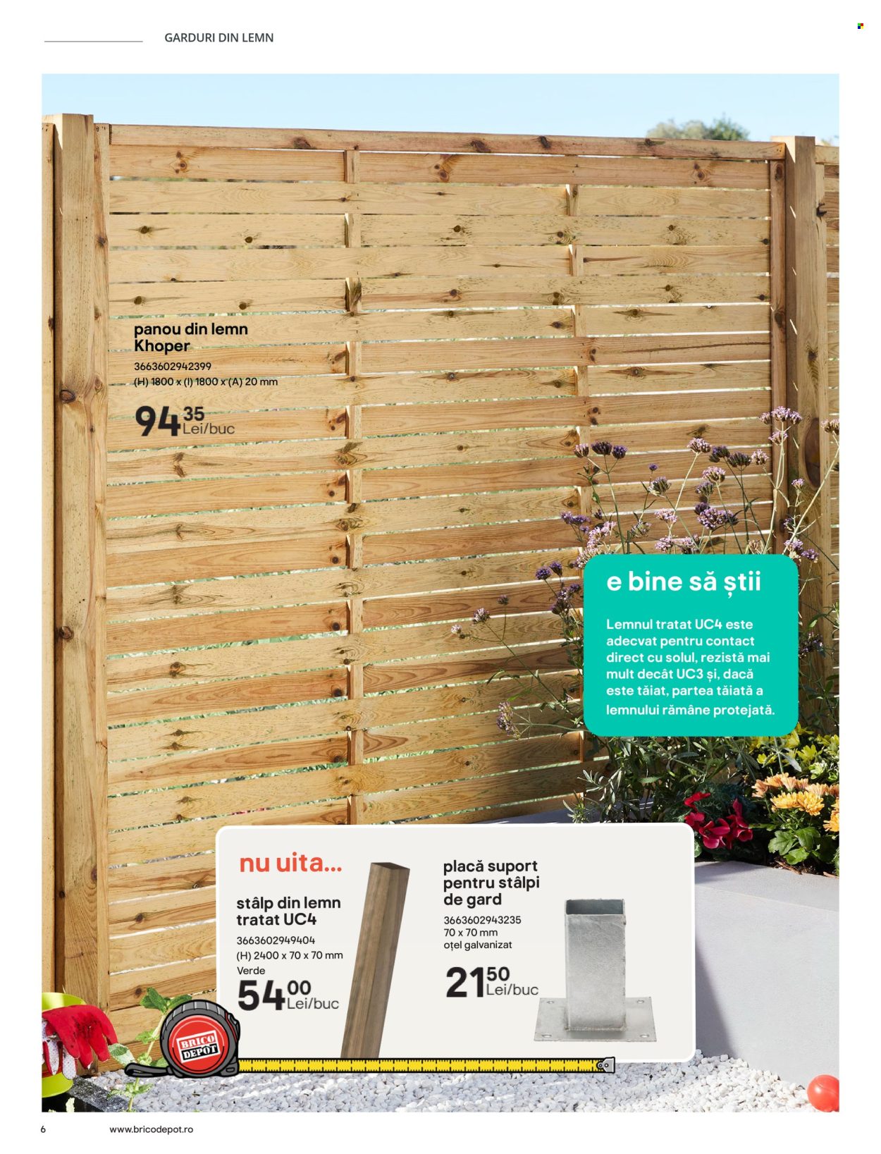 Cataloage Brico Depot  - 23.05.2025 - 31.10.2025. Pagina 6. Pagina 6