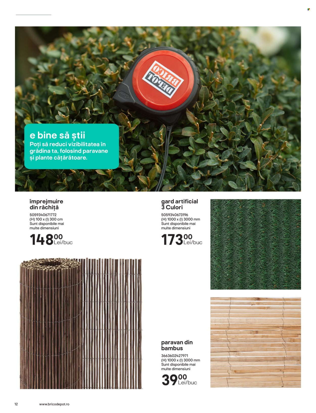 Cataloage Brico Depot  - 23.05.2025 - 31.10.2025. Pagina 12. Pagina 12
