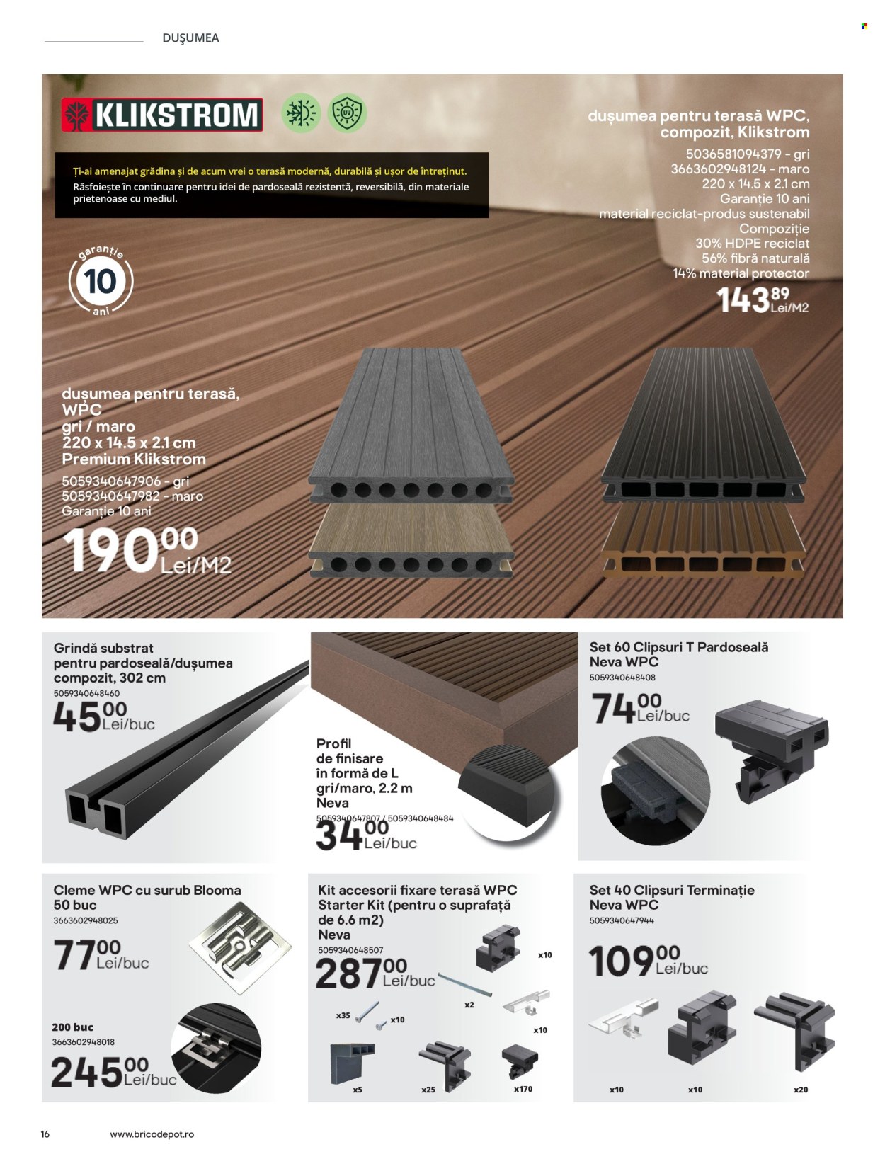 Cataloage Brico Depot  - 23.05.2025 - 31.10.2025. Pagina 16. Pagina 16